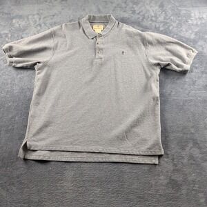 90's Browning Polo Shirt Size XXL Grey Hiking Hunting Work ware